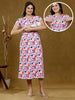 FASHIONABLE ZIPLESS MATERNITY DRESS WITH POCKETS