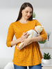 TRENDY COTTON PREGNANCY ZIPLESS TOP FOR WOMEN