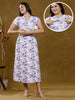 FASHIONABLE ZIPLESS PREGNANCY DRESS WITH POCKETS