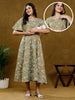 FASHIONABLE PREGNANCY FLARE KURTA WITH POCKET