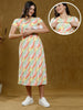 TRENDSETTING ZIPLESS MATERNITY DRESS WITH POCKETS