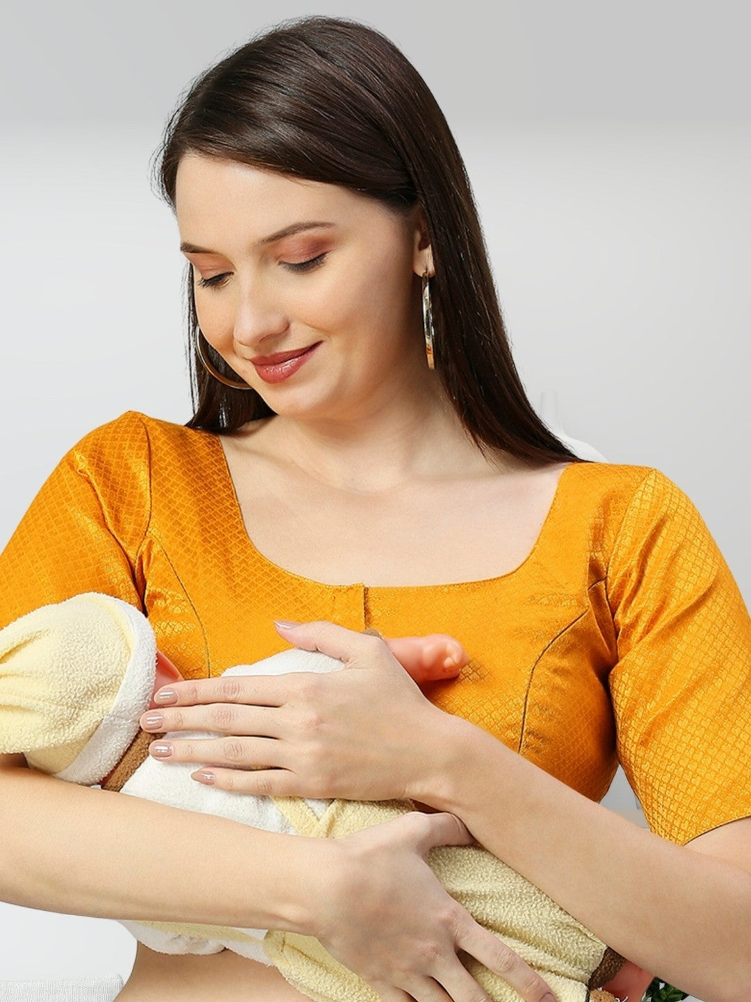 CLASSIC FEEDING BLOUSE FOR NURSING BABY