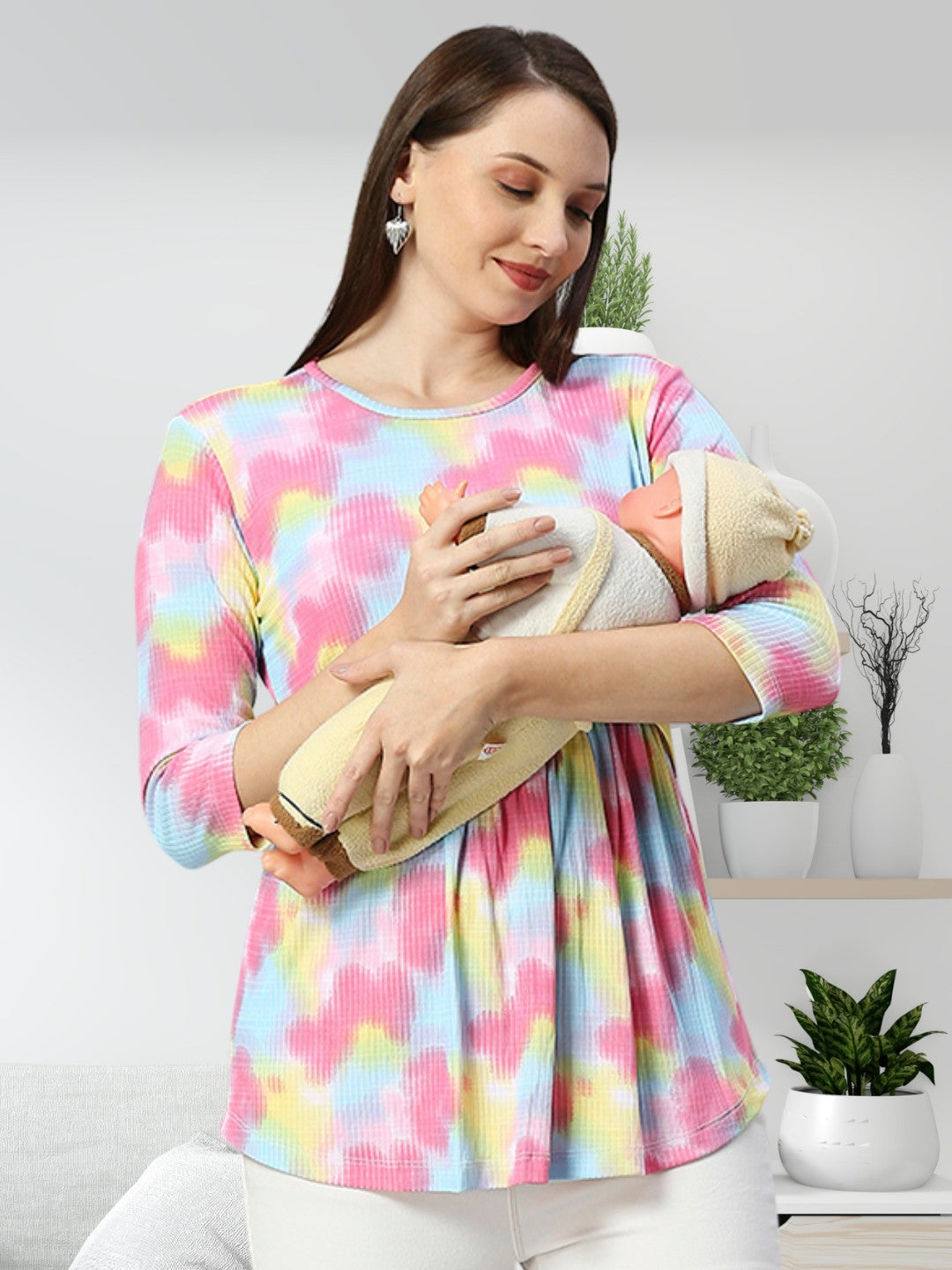 VERSATILE ZIPLESS PREGNANCY TOP FOR MOTHER