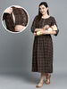ELEGANT FEEDING FLARED KURTA FOR PREGNANCY