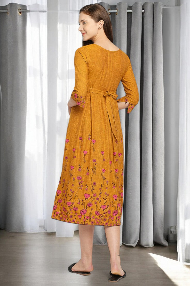 RADIANT FEEDING FLARED KURTA FOR WOMEN
