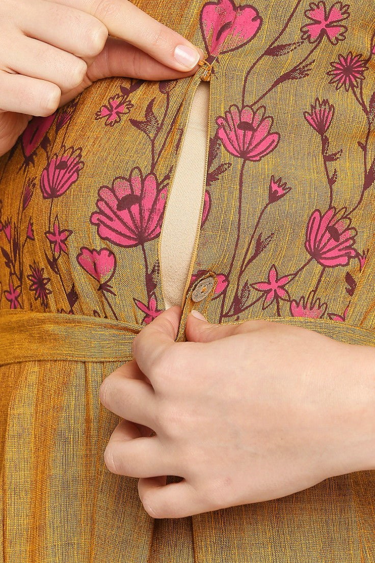 RADIANT FEEDING FLARED KURTA FOR WOMEN