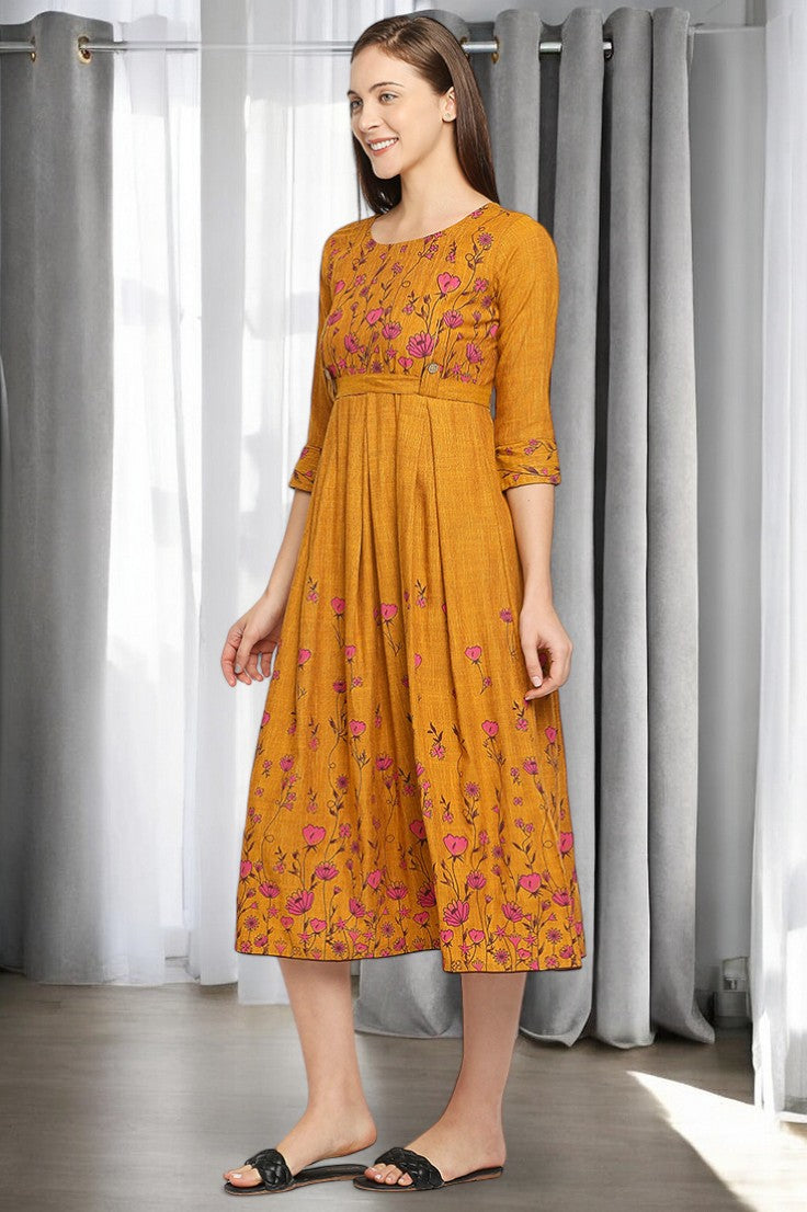 RADIANT FEEDING FLARED KURTA FOR WOMEN