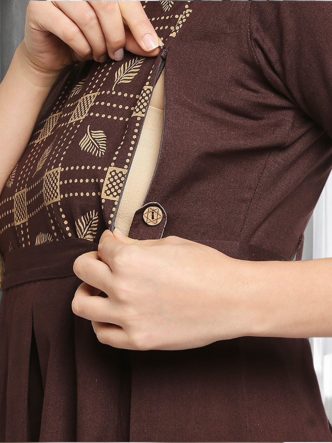 RADIANT NURSING FLARED KURTA FOR MOTHER