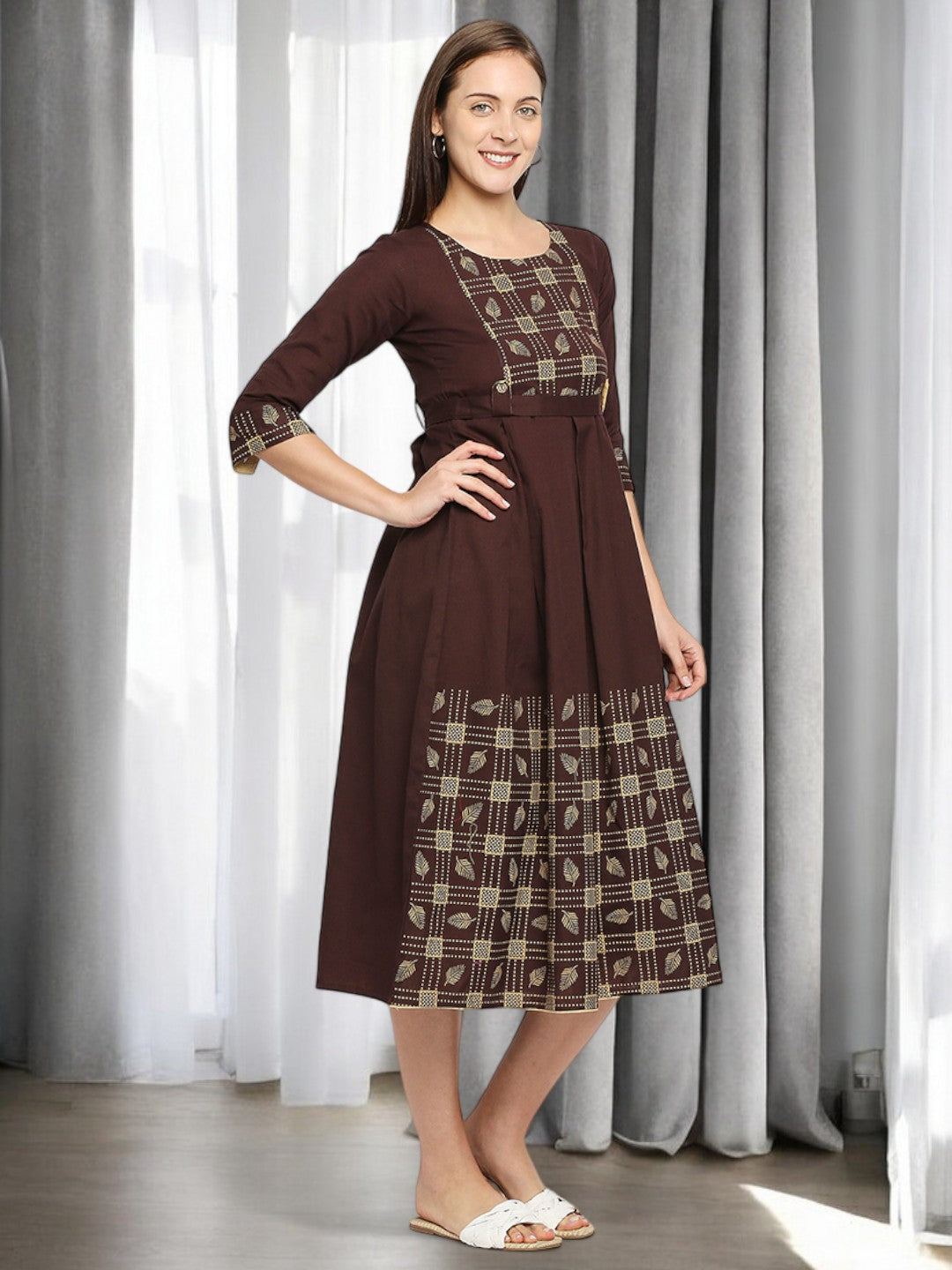 RADIANT NURSING FLARED KURTA FOR MOTHER