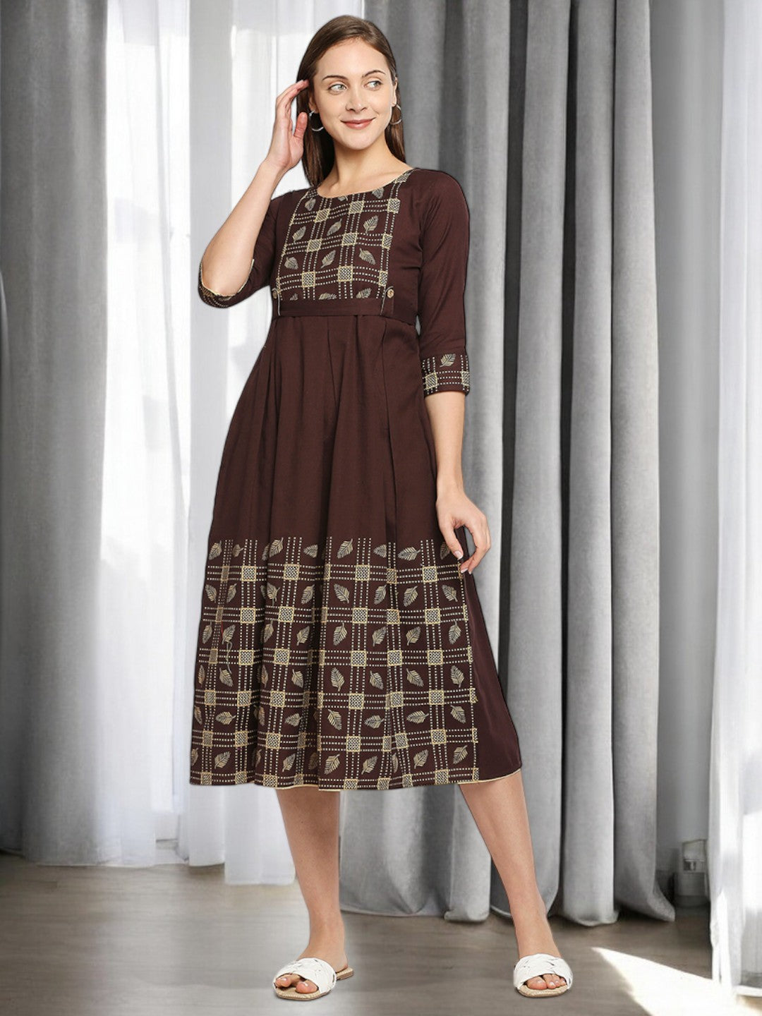 RADIANT NURSING FLARED KURTA FOR MOTHER