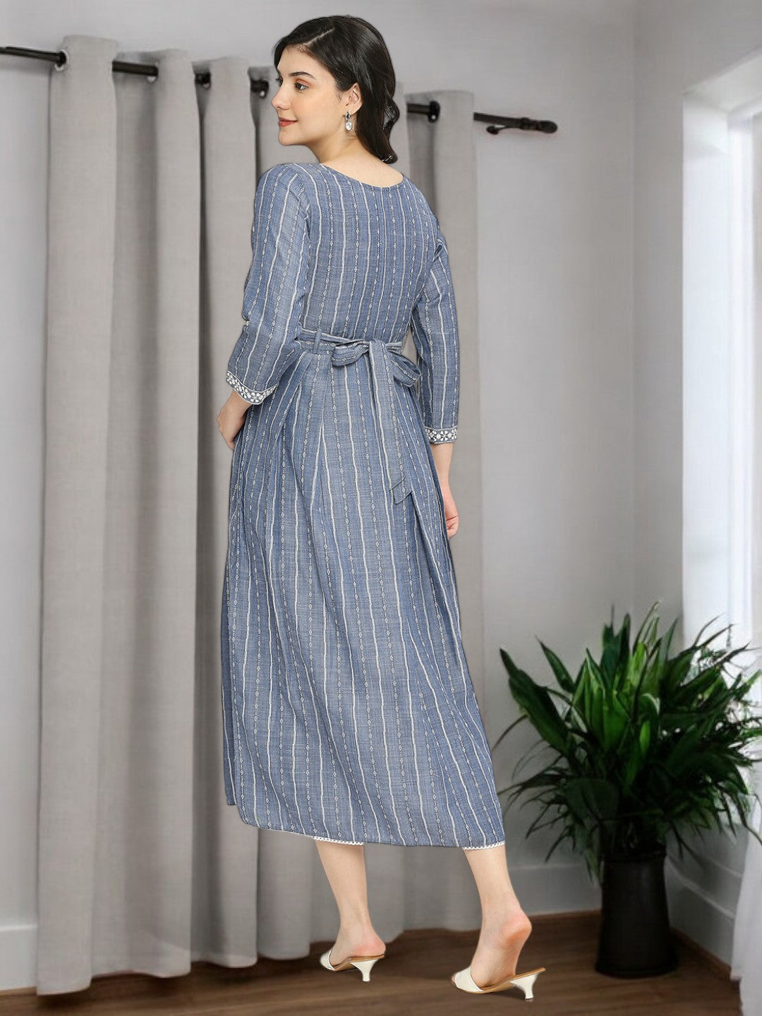 RADIANT PREGNANCY FLARED KURTA FOR WOMEN