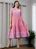 FASHIONABLE FEEDING FLARED KURTA FOR MOTHER