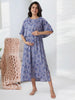 CLASSIC NURSING PONCHO GOWN WITH ATTACHED CAPE