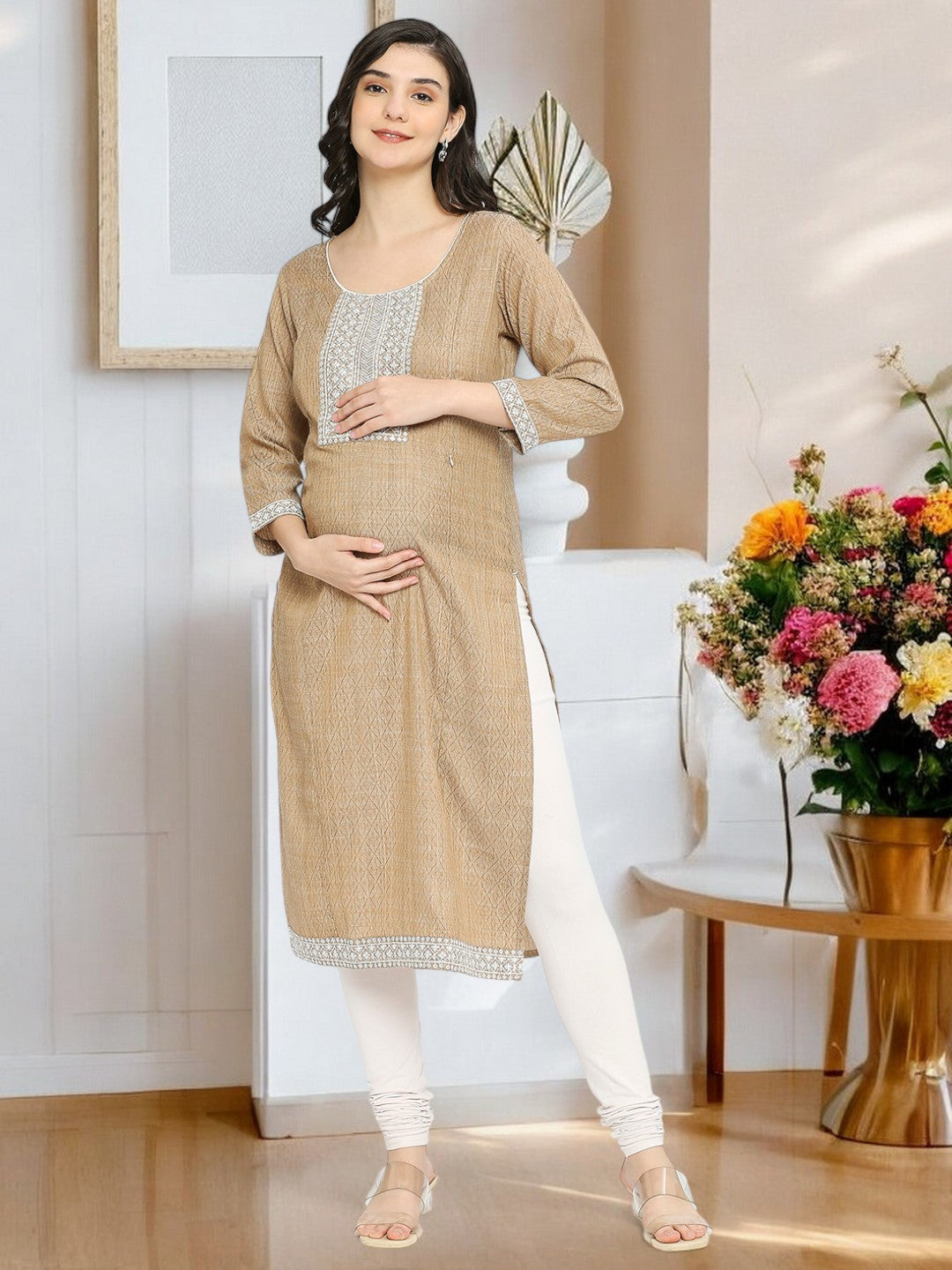 ETHNIC FEEDING STRAIGHT KURTA FOR WOMEN