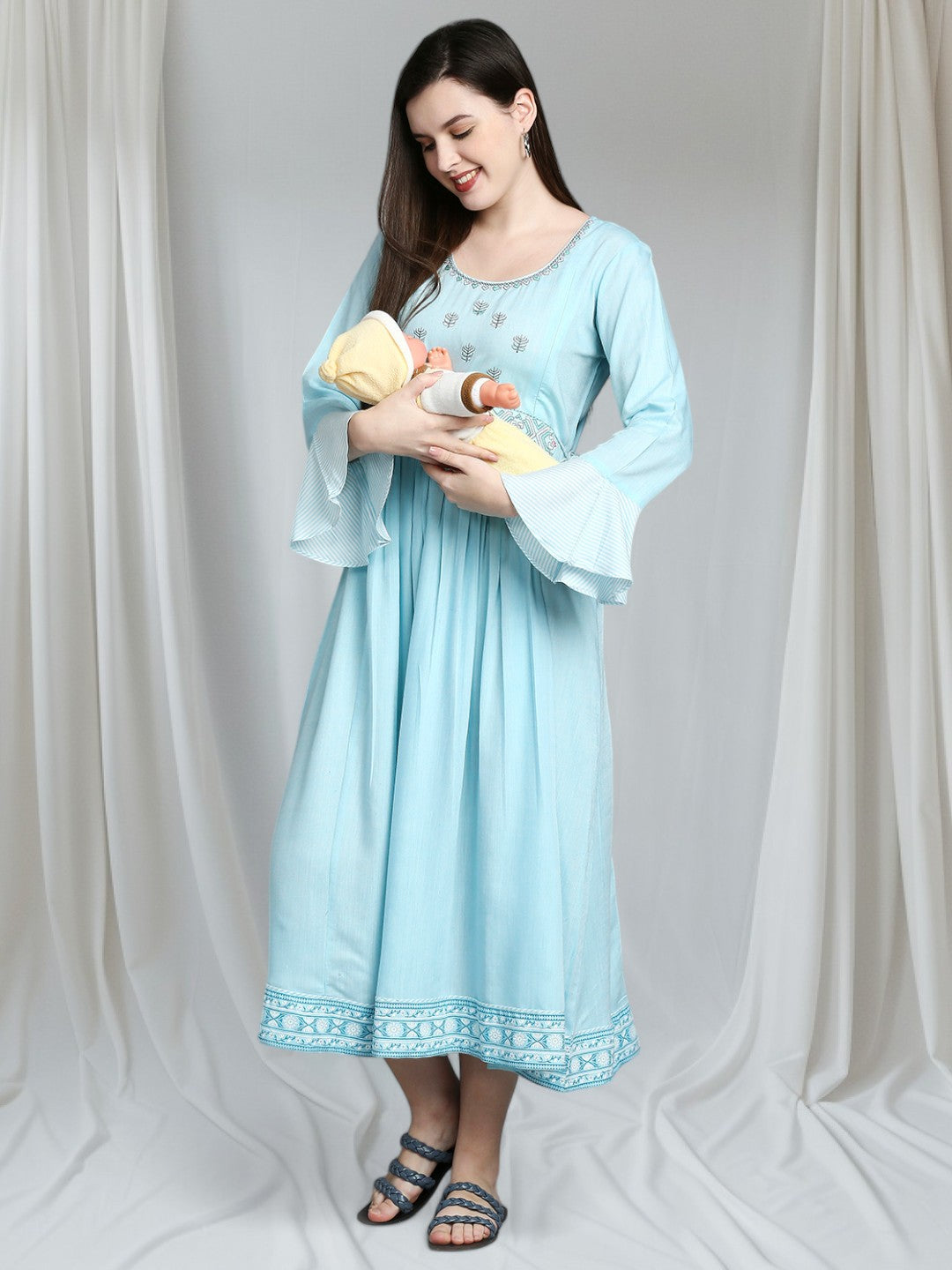 VIBRANT NUSRING KURTA FOR FEEDING BABY