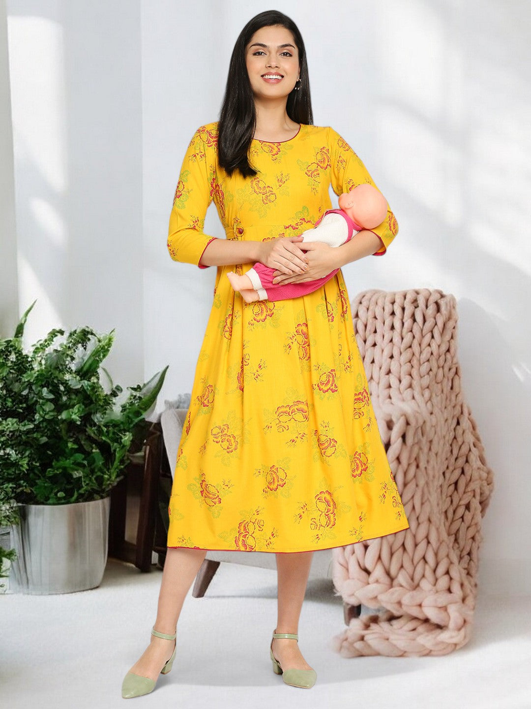 SOPHISTICATED NURSING KURTA FOR MOTHER