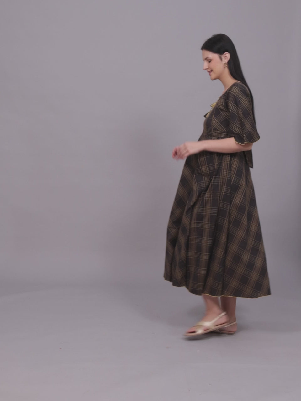 ON-TREND NURSING FLARED KURTA FOR MOTHERS