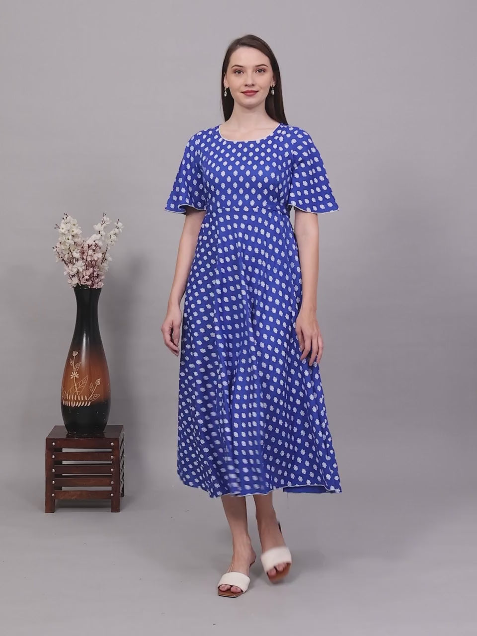 TRENDY FLARED FEEDING KURTA FOR NURSING