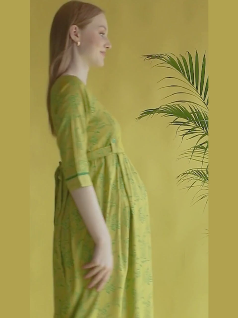 VIBRANT NURSING FLARED KURTA FOR WOMEN