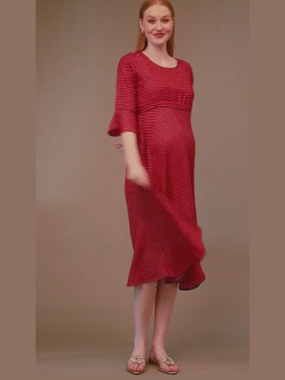 STYLISH MATERNITY FLARED KURTA FOR PREGNANCY