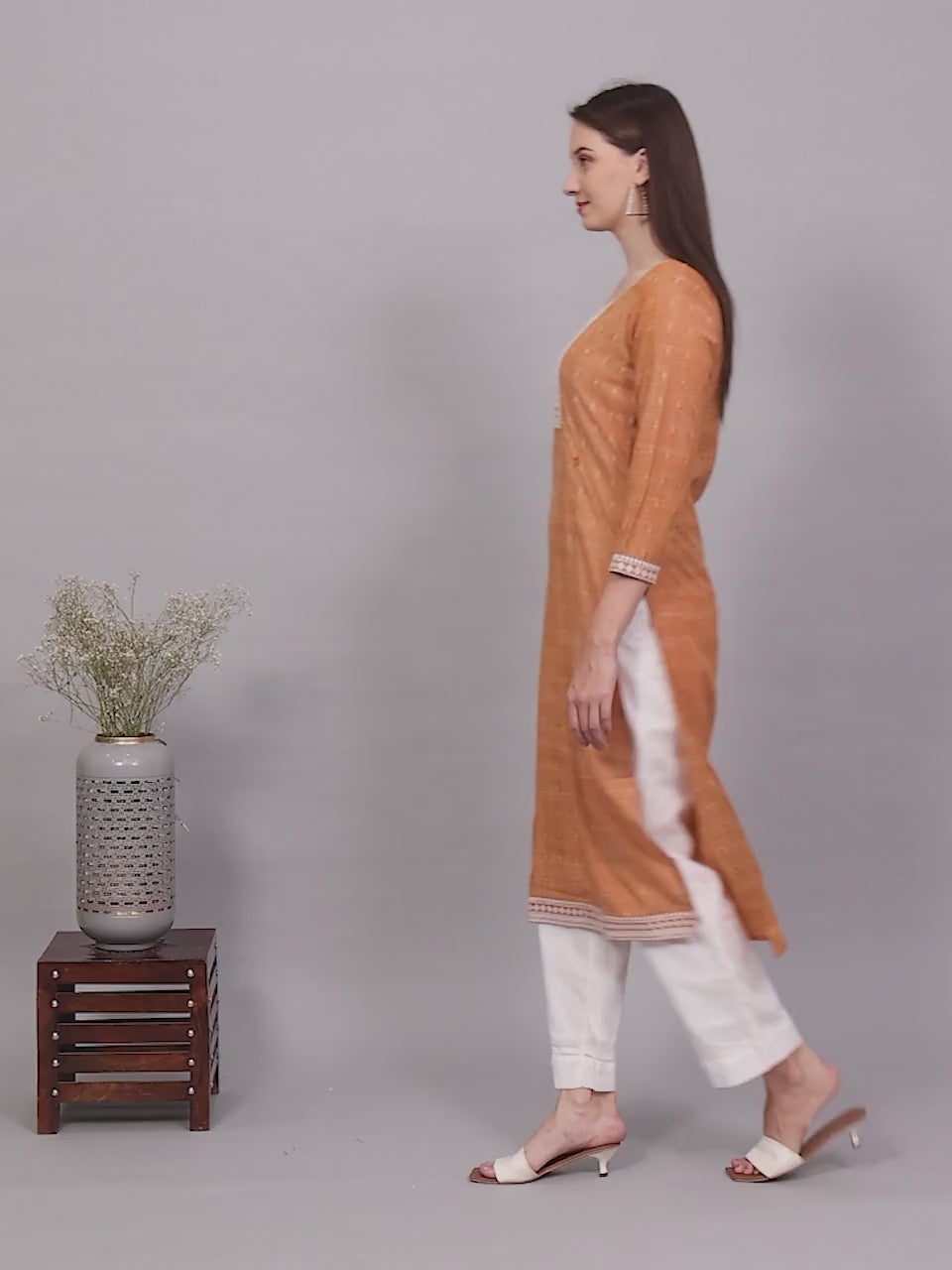 ETHNIC MATERNITY STRAIGHT KURTA FOR WOMEN