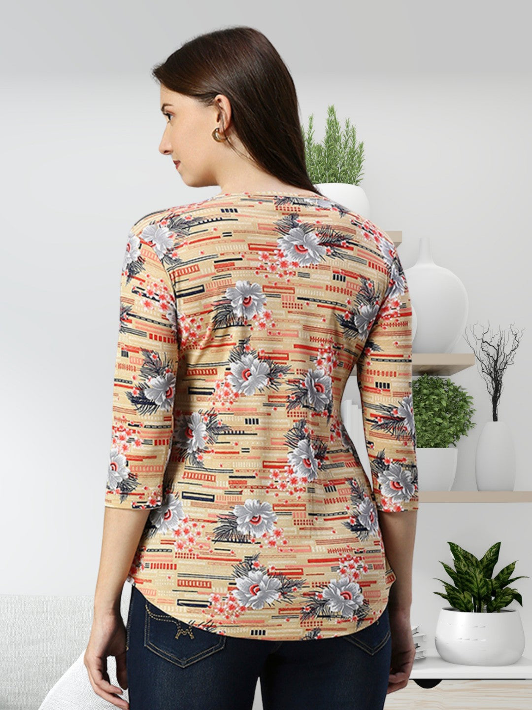 STYLISH ZIPLESS NURSING TOP FOR MOTHER