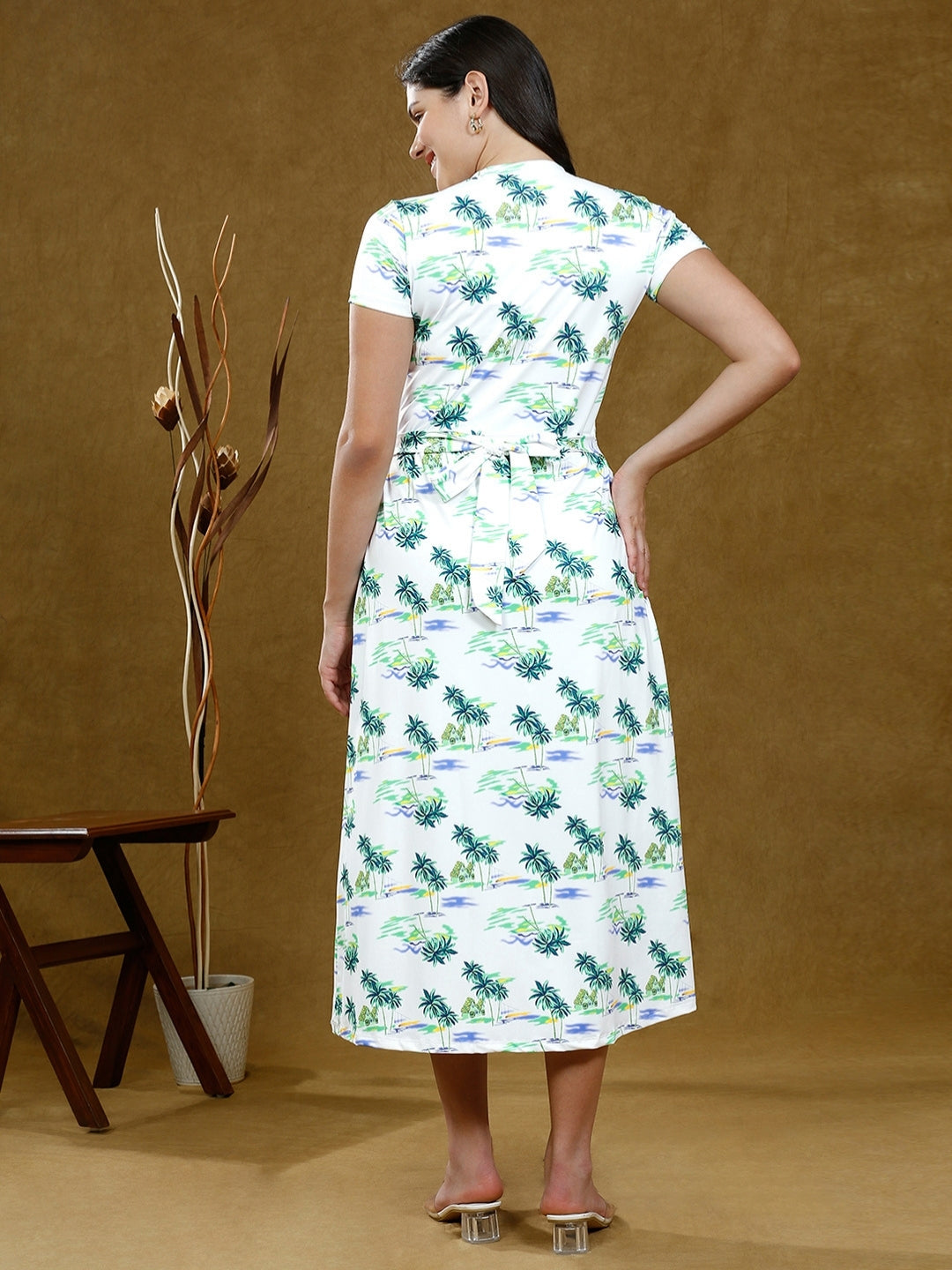 ELEVATE IN ZIPLESS MATERNITY DRESS WITH POCKETS