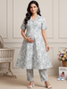 FASHIONABLE PREGNANCY FLARED COORD SET FOR MOTHER