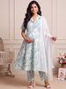 RADIANT NURSING FLARED KURTA SET FOR MOTHER