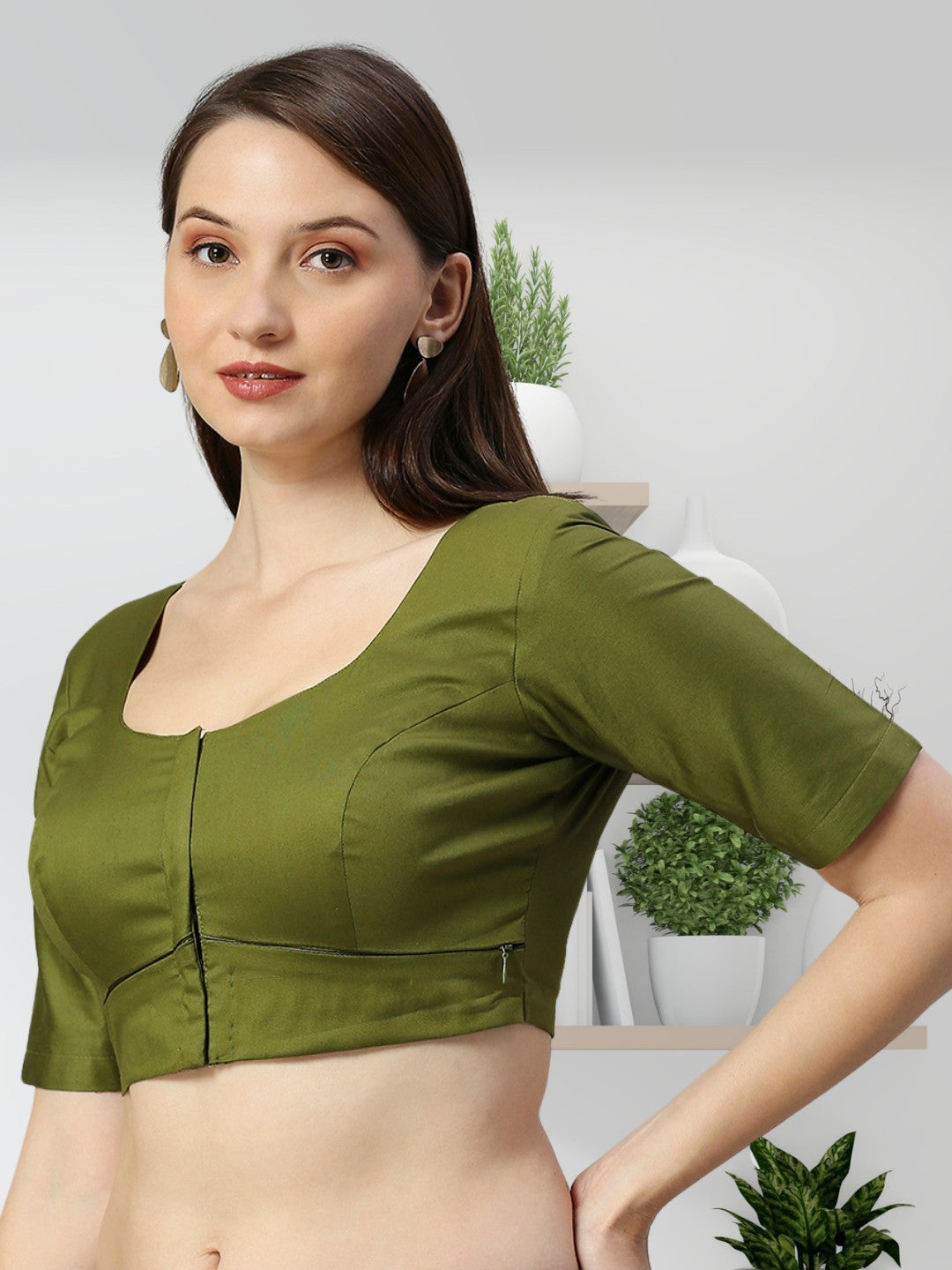 VERSATILE BRALESS NURSING BLOUSE FOR MOTHER