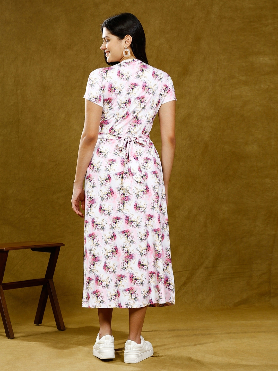 TIMELESS ZIPLESS PREGNANCY DRESS WITH POCKETS