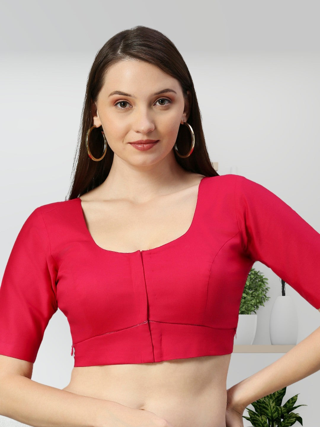 VERSATILE BRALESS PADDED NURSING BLOUSE