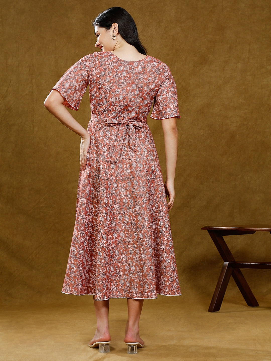 FASHIONABLE NURSING FLARE KURTA WITH POCKET