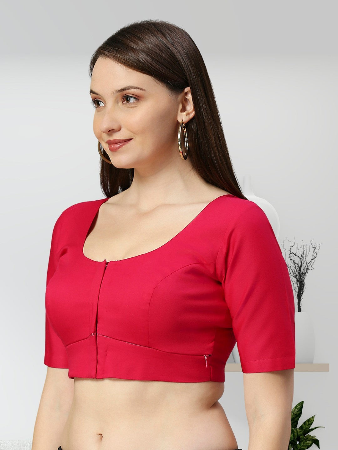 VERSATILE BRALESS PADDED NURSING BLOUSE
