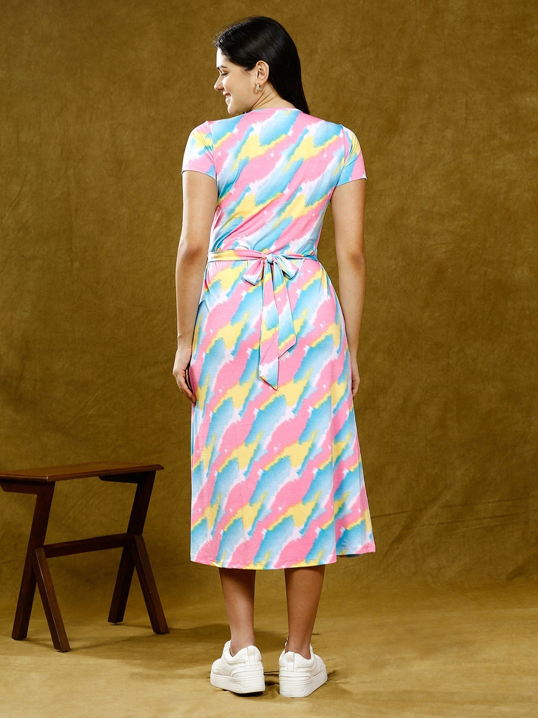 TIMELESS ZIPLESS FEEDING DRESS WITH POCKETS