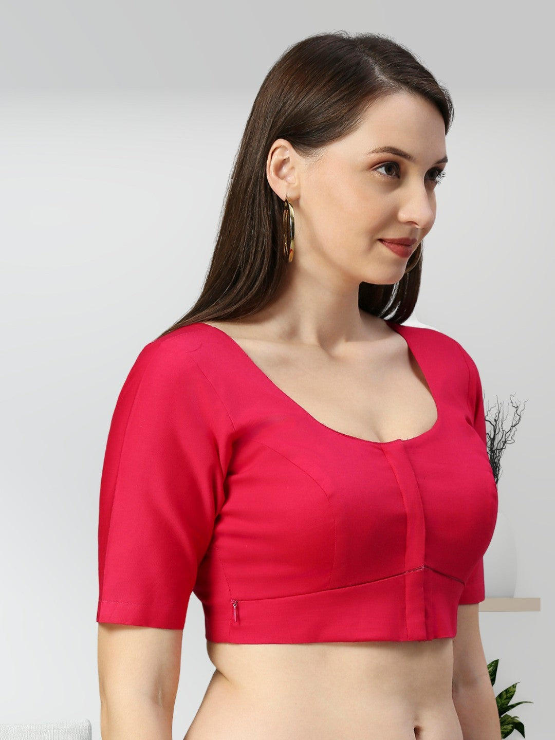 VERSATILE BRALESS PADDED NURSING BLOUSE