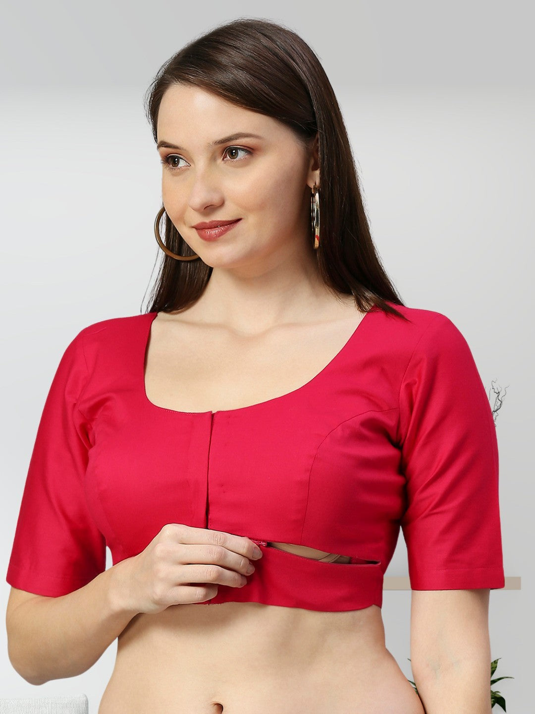 VERSATILE BRALESS PADDED NURSING BLOUSE