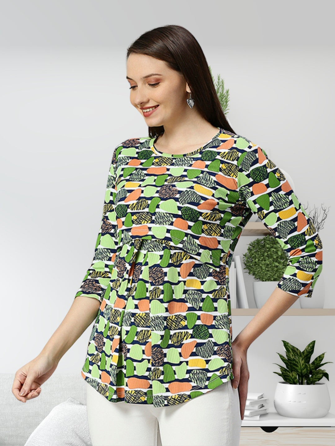 VERSATILE ZIPLESS MATERNITY TOP FOR WOMEN