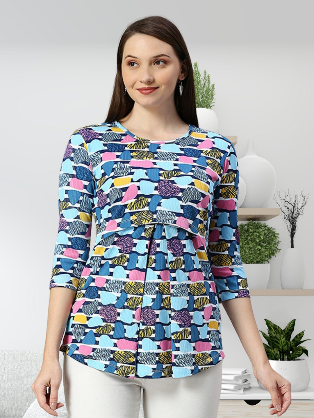 VERSATILE ZIPLESS FEEDING TOP FOR WOMEN