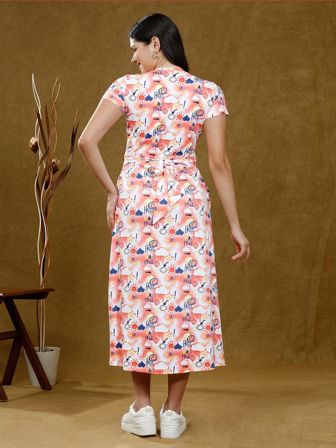 FASHIONISTA ZIPLESS FEEDING DRESS WITH POCKETS