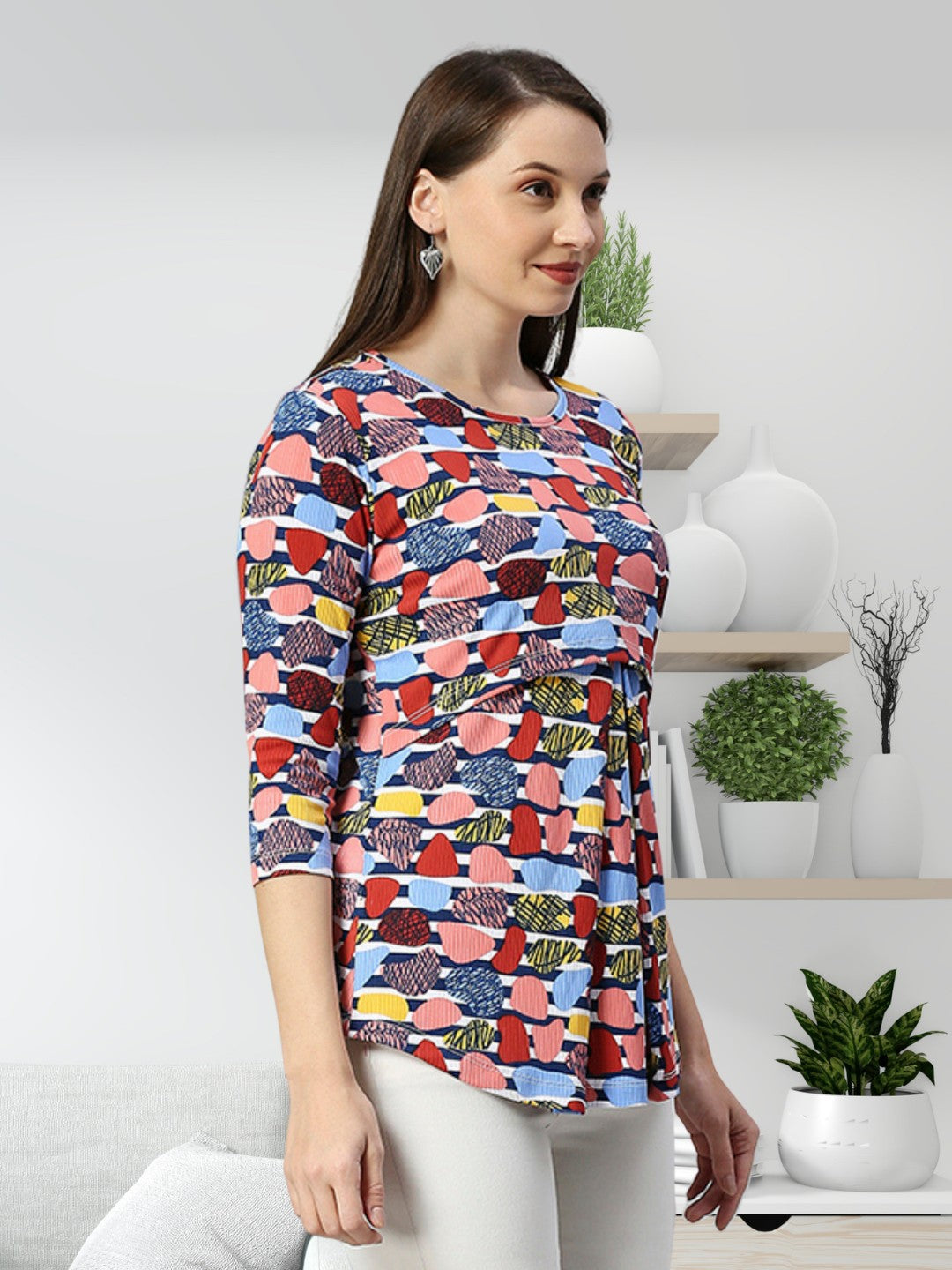 VERSATILE ZIPLESS NURSING TOP FOR WOMEN