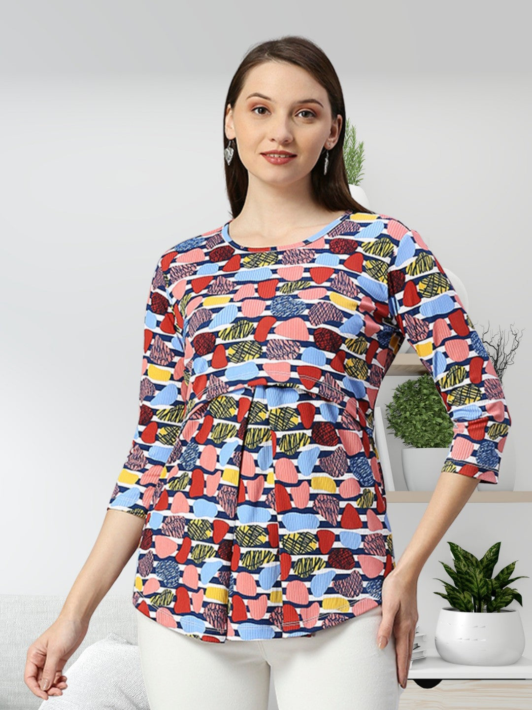 VERSATILE ZIPLESS NURSING TOP FOR WOMEN