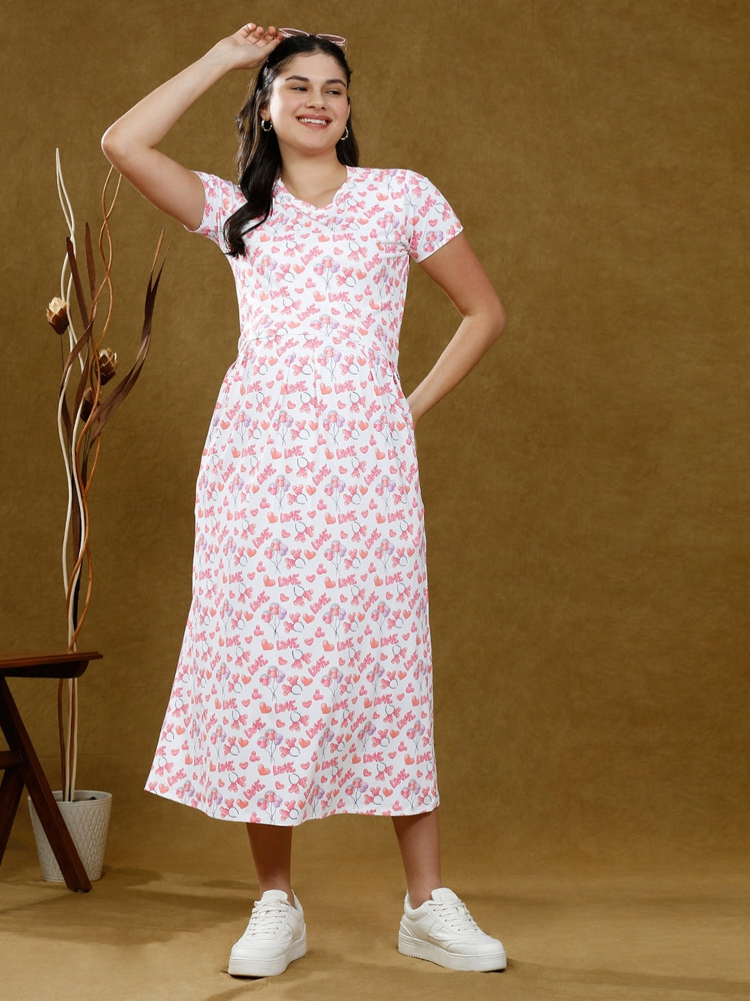 SLAY IN ZIPLESS PREGNANCY DRESS WITH POCKETS