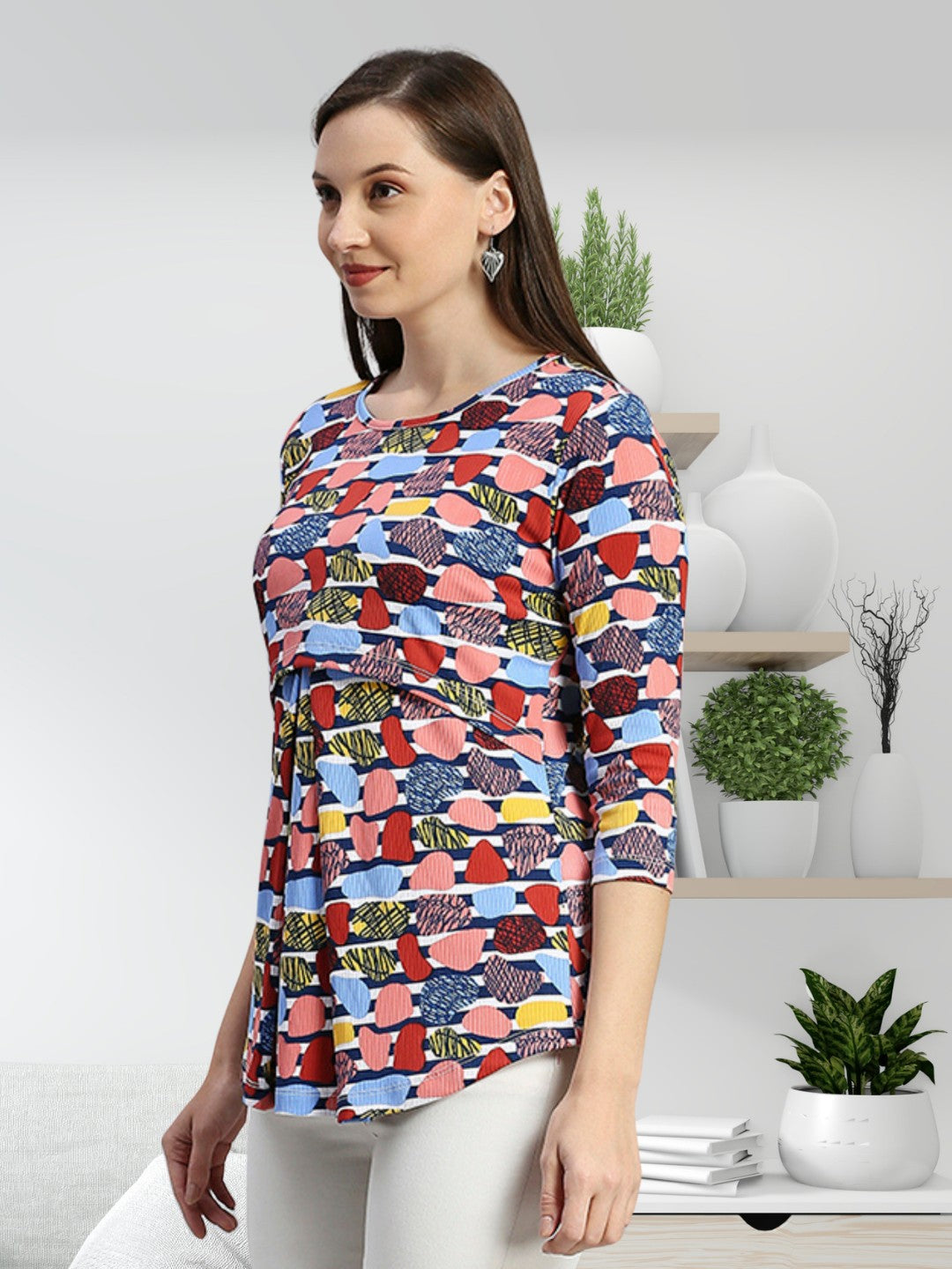 VERSATILE ZIPLESS NURSING TOP FOR WOMEN