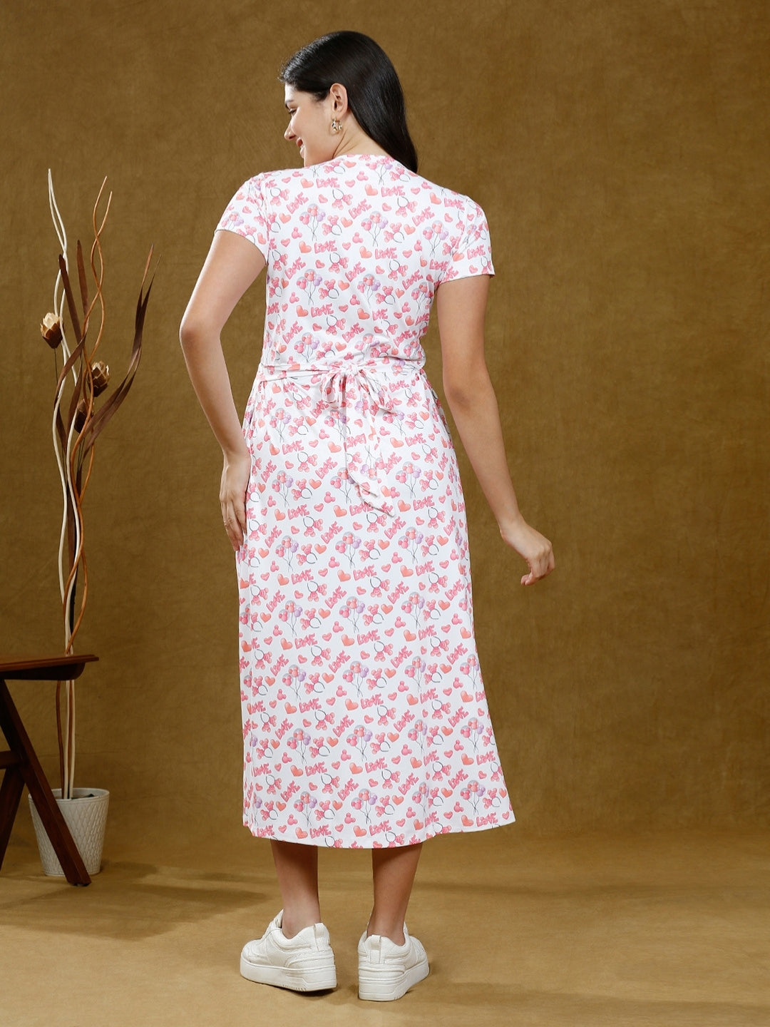 SLAY IN ZIPLESS PREGNANCY DRESS WITH POCKETS