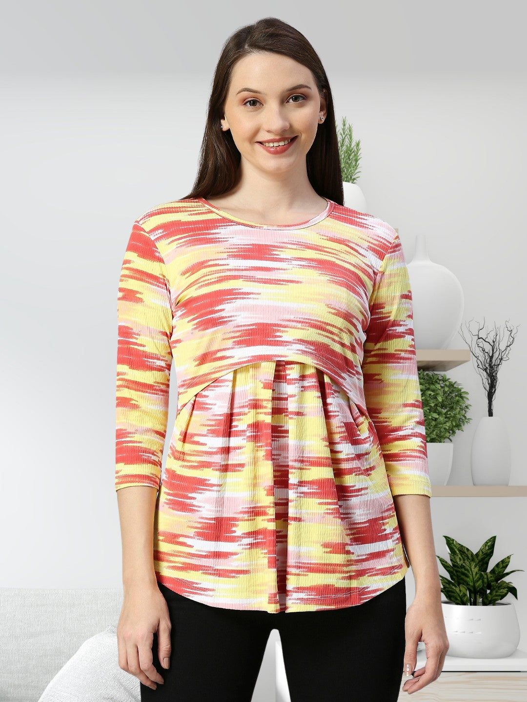 VERSATILE ZIPLESS PREGNANCY TOP FOR WOMEN