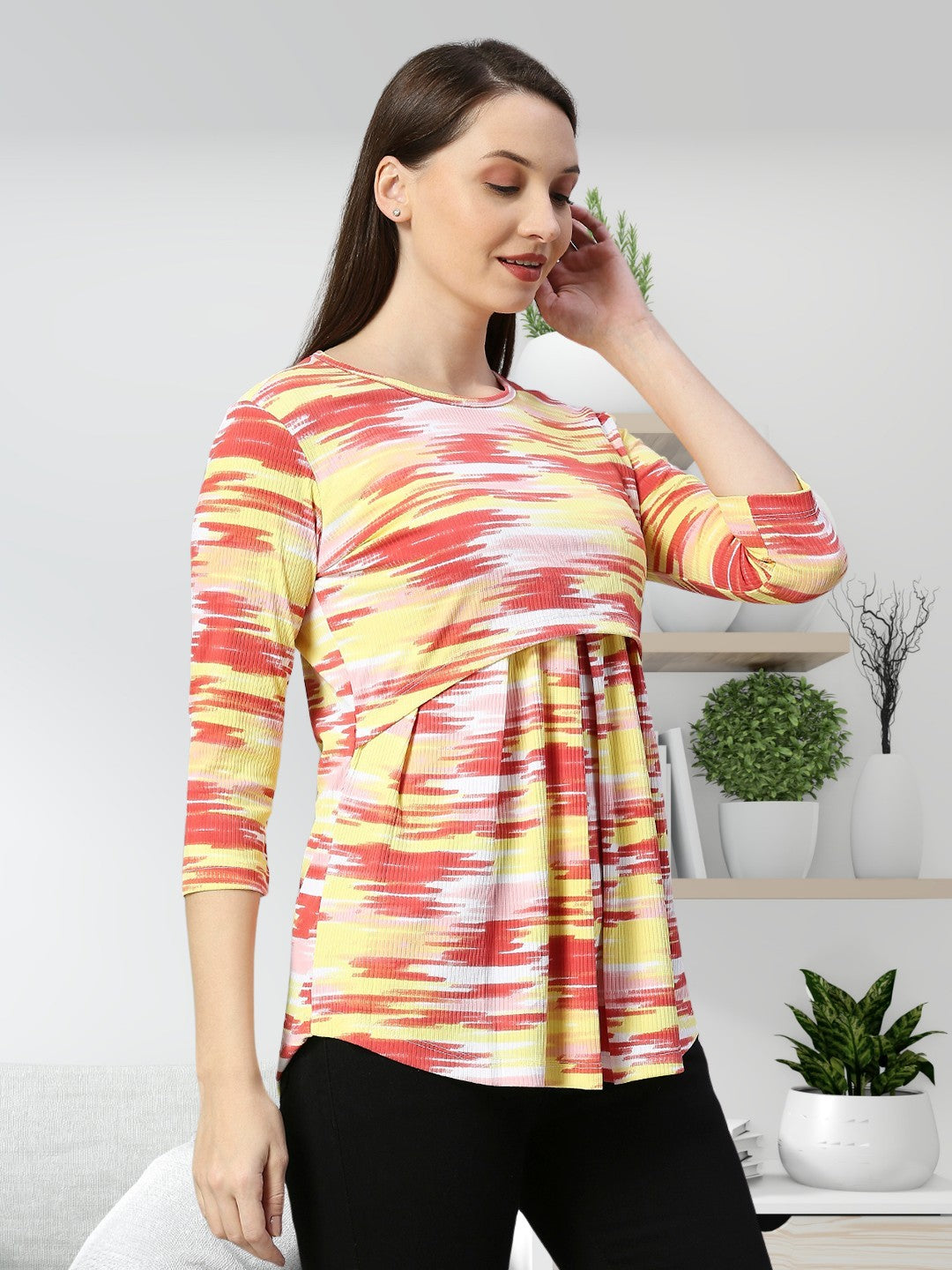 VERSATILE ZIPLESS PREGNANCY TOP FOR WOMEN