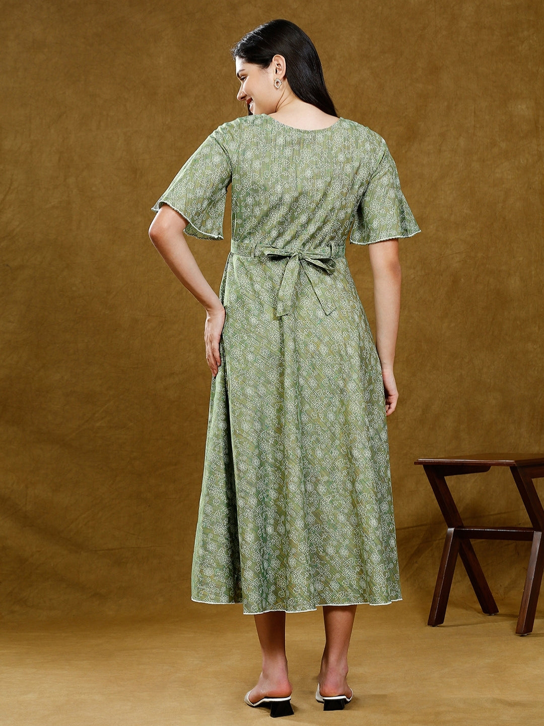 TRENDY NURSING FLARE KURTA WITH POCKET