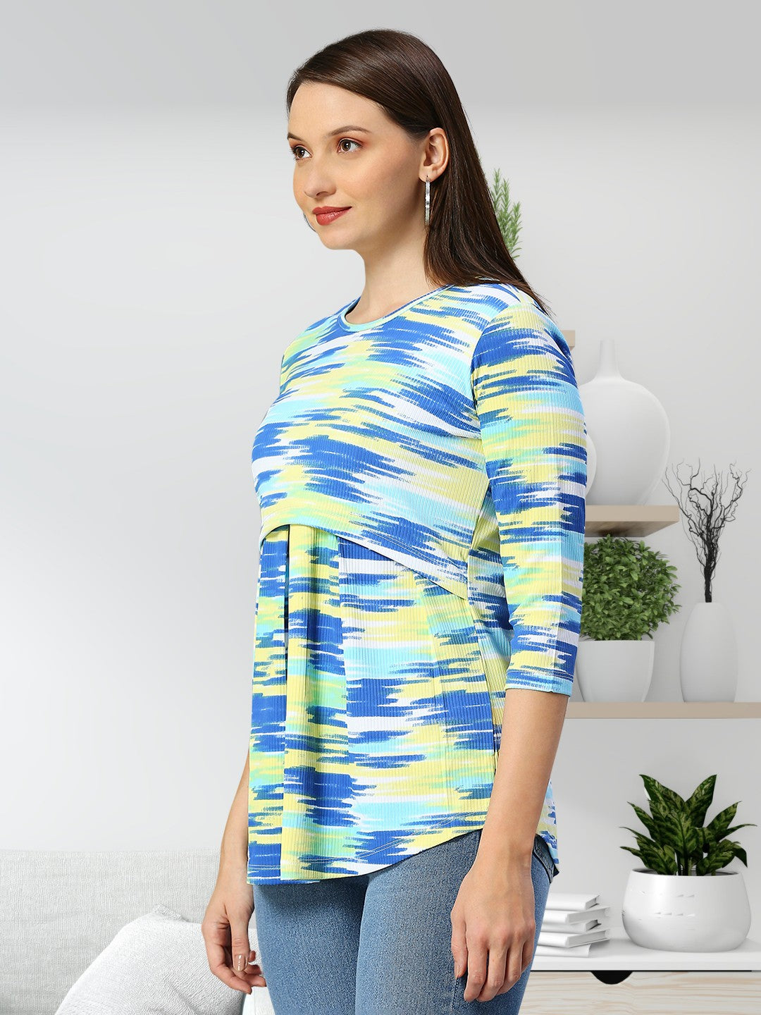 VERSATILE ZIPLESS NURSING TOP FOR MOTHER