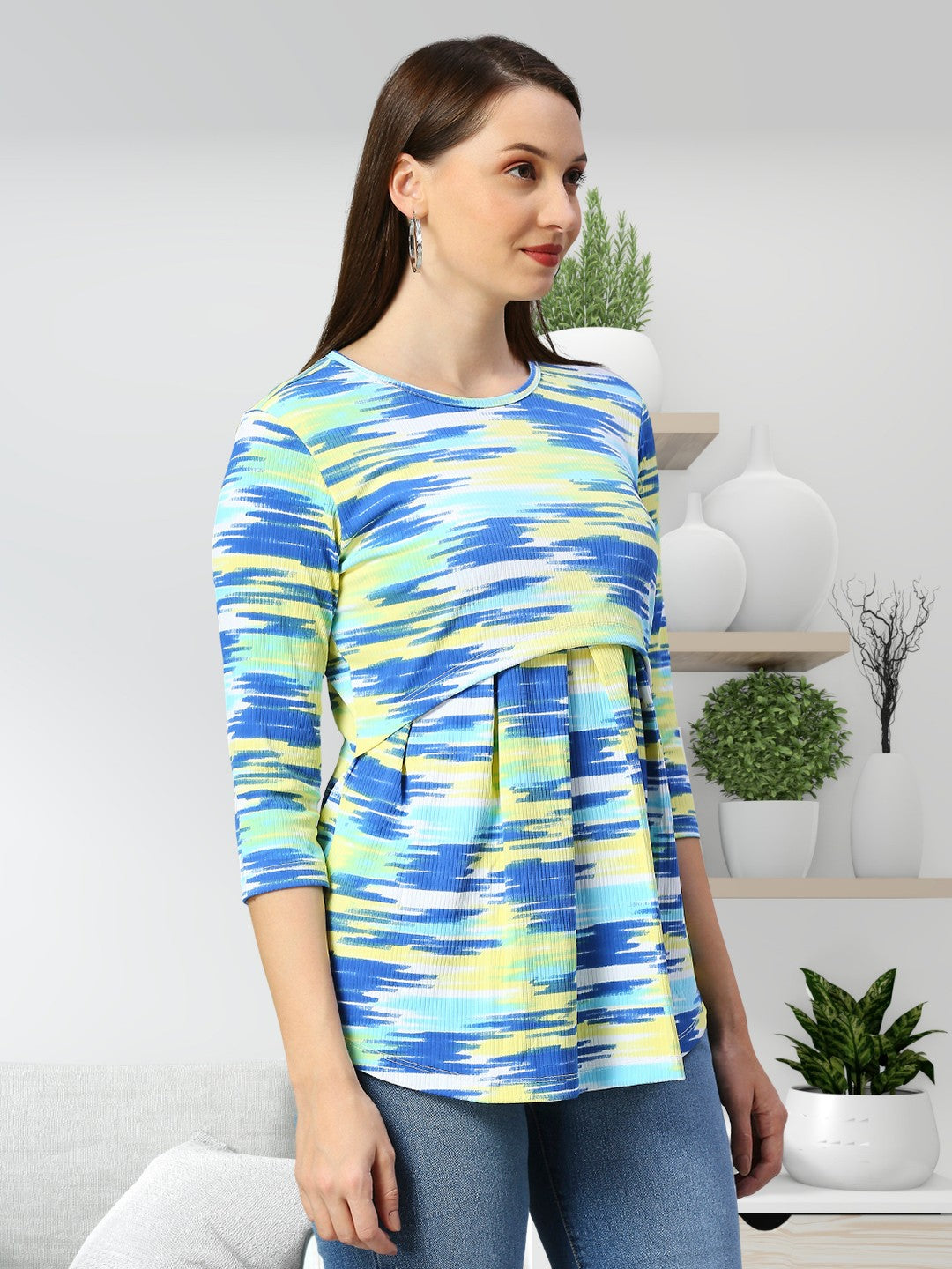 VERSATILE ZIPLESS NURSING TOP FOR MOTHER